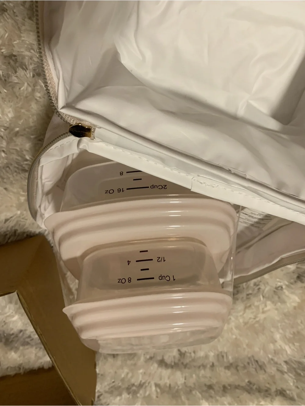 Pink Lunch Tote with Included Lunch Kit